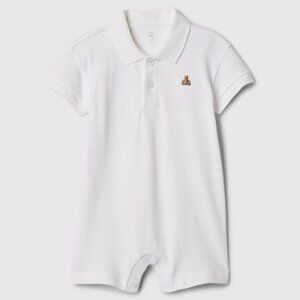 GAP BABY Pique Polo Shorty One-Piece